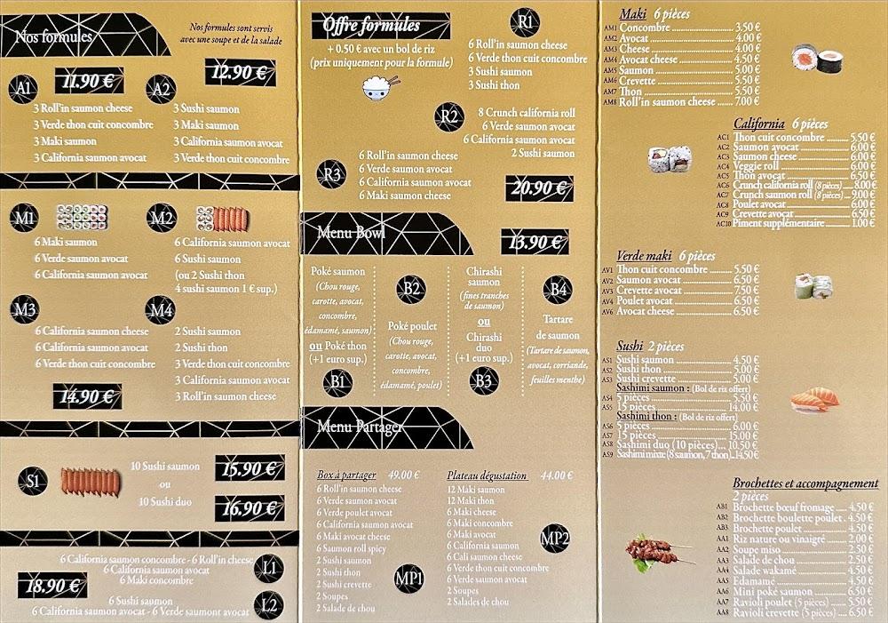 J sushi Rouen - Menu Image 1